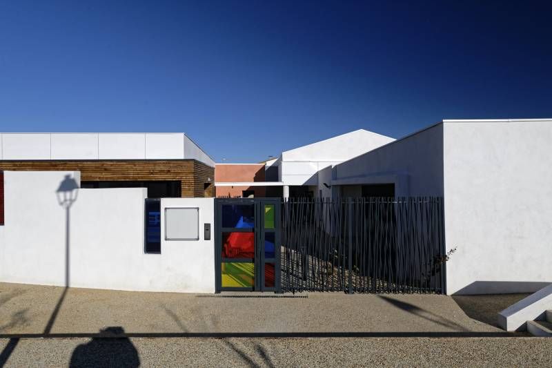 Bardage pour une crèche